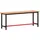vidaXL Werkbank 200x55x81,5 cm Massivholz Buche und Metall