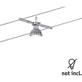 Paulmann Togo Niedervolt-Seilsystem-Leuchte Universell GU5,3 10W dimmbar 12V Chrom