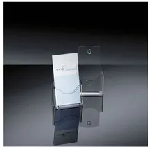 Sigel Tischprospekthalter transparent 1/3 DIN A4 12,5 x 7,5 x 20,0 cm, 1 St.