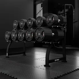 HMS HPC Kurzhantel Fitnesshantel 27,5 kg schwarz|grau