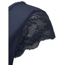 LASCANA Nachthemd mit Spitzenärmeln Blau 44/46