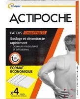 ACTIPOCHE PATCH CHAUF B4 Pansement(S) 4 pc(s)