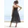LASCANA 2-in-1-Kleid Spitzenkleid Schwarz 40