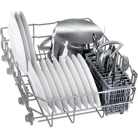 Bosch Serie 2 SPI2HKS42E Einbau-Geschirrspüler (teilintegrierbar, 448 mm breit, Edelstahl)