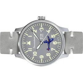Messerschmitt ME-42BF108L Herren-Fliegeruhr Quarz Grau