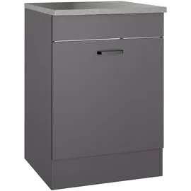 OPTIFIT Spülenschrank OPTImulti 60 x 60 x 88 cm Grau