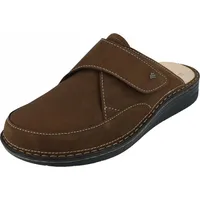 Finn Comfort Aguilas Herren Pantolette, Chestnut (Braun), Leder, bequem, - Herrenschuhe Sandale / Pantolette, Braun, leder (oilbuk) - 43