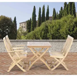 Siena Garden Paleros Klappstuhl 80 x 80 x 90 cm braun 6 St.