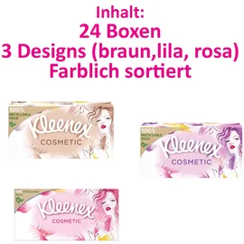 Kleenex Kosmetiktücher-Box extra-weich 3-lagig 24 x 80 St.