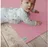 SanoSoft Krabbelmatte - OEKO-TEX® Rosa | Gr.: 60 x 100 cm