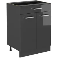 Vicco Schubladenschrank R-Line 60 x 46 x 81,6 cm Grau