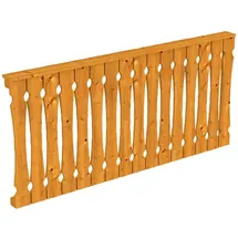 SKANHOLZ Brüstungsgeländer 205 x 96 cm Braun