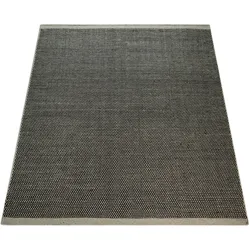 Paco Home Wollteppich »Kasko 300«, rechteckig, 12 mm Höhe, Handweb, Flachgewebe, reine Wolle, handgewebt, hochwertig verarbeitet Paco Home grau B: 120 cm   1 St.