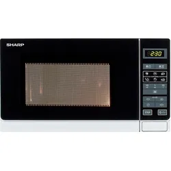 SHARP R242WW, Mikrowelle (800 Watt)