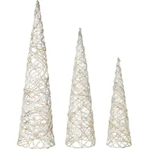 Beliani LED Deko TUELSO in Weiß/Beige | Gr.: onesize