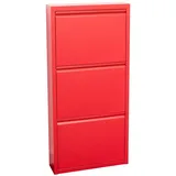 VCM ebuy24 Schuhkipper, Rot, 50x106x16 cm, Garderobe, Schuhaufbewahrung, Schuhkipper