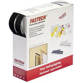 FASTECH® Klettband zum Aufkleben Haft- und Flauschteil (L x B) 25000 mm)