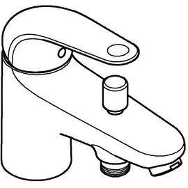 Grohe Euroeco Einhandwannenmischer Chrom