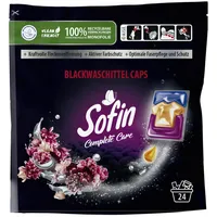 6x SOFIN Waschmittel Caps 24 Pods Schwarze Dunkle Wäsche Kapseln Pflege Schutz