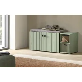 Home Affaire Sitzbank TATIO smoke Grün 106 x 43 x 37 cm