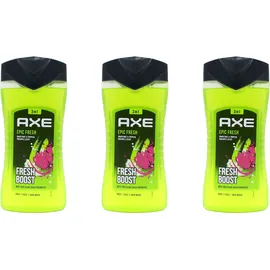 Axe O.S 3479 3er Pack AXE Dusch 250ml Epic Fresh Männer Herren Vater Vorteilspackung