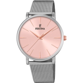 Festina F20475/2 Uhr Armbanduhr Weiblich Quarz Silber