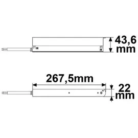 ISOLED Track48 Inline-Trafo weiß, 150W, 48V DC
