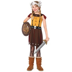 Leg Avenue Kostüm Wikingerin, Kostüm im Stil von Astrid aus ‚Drachenzähmen leicht gemacht‘ braun 110-116