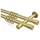 Interdeco Gardinenstange Prestige Santo, Ø 20 mm, 2-läufig, Wandmontage, Messing-Optik goldfarben Ø 20 mm x 240 cm