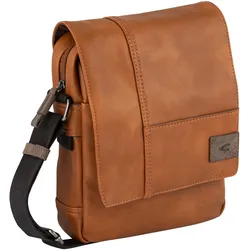 Umhängetasche »Laos«, praktisch funktionaler Alltagsbegleiter mit vielen sportlichen Details, Gr. B/H/T: 21 cm x 37 cm x 7 cm, cognac, , 83916720-0