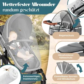 Kesser Loops 3 in 1 asphalt grau/silber