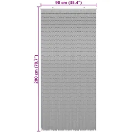 vidaXL Insektentürvorhang 200 x 100 cm Mehrfarbig
