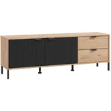 Home Affaire TV-Board »Vandea TV-Schrank, TV-Board, modernes Design«, Kommode mit Front in 3D-Optik,