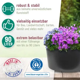 berdal rubber en plastics b. v. Mörtelkübel 90 l