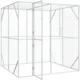 vidaXL Vogelkäfig 209 x 202 x 214 cm Anthrazit