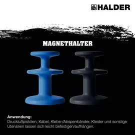 Halder Magnethalter D.65mm schwarz HALDER
