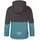 TROLLKIDS Skjorta Softshelljacke - Stormy Blue / Black / Flame Orange - 176 cm