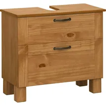 Home Affaire Waschbeckenunterschrank Rodby 60 x 55 x 30 cm Braun