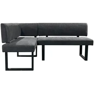 byLIVING Eckbank VANCOUVER / schwarz | Maße cm