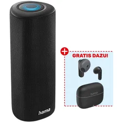 HAMA Bluetooth Lautsprecher Pipe 3.0 + HAMA Kabellose Kopfhörer, Freedom Light II