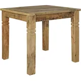 KADIMA DESIGN Esszimmertisch WL5.077 Braun 80 x 80 x 76 cm Mango Massivholz, Design in Hellbraun | Gr.: onesize