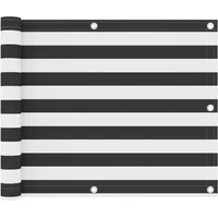 vidaXL Seitenmarkise 75 x 400 cm Anthrazit/Weiß Aluminium