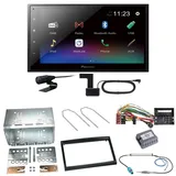 Pioneer DMH-A340DAB DAB+ Bluetooth Einbauset für Citroen C2 C3 Berlingo Jumpy