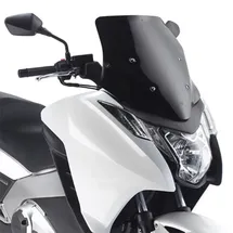 GIVI Windschutzscheibe für Honda Integra 700/750 47 cm Glossy Black