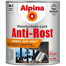 Alpina Anti-Rost Metallschutz-Lack 750 ml matt hellgrau