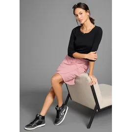 KangaROOS Jerseyrock Damen Wickeloptik Rosa 48