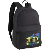 Puma Phase Sports Print Backpack, Unisex-Kinder Rucksack, PUMA Black-Sports Print, OSFA - 090709