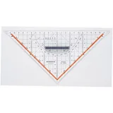 RUMOLD Geometriedreieck 1054 Transparent Länge der Hypotenuse: 25cm