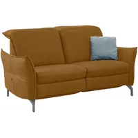 Livetastic 2-Sitzer-Sofa, Gelb, Metall, 154x89x109 cm, Made in EU, Hocker erhältlich, Armteil links, rechts, Wohnzimmer, Sofas & Couches, Sofas, 2-Sitzer Sofas