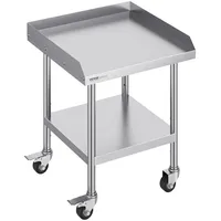 Vevor Arbeitstisch Edelstahl 610 x 610 x 762 mm Silber